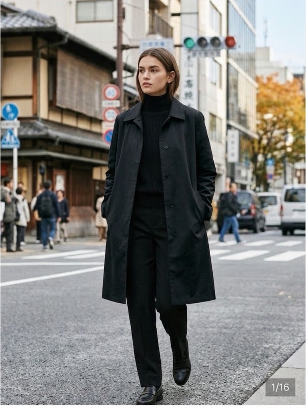 Archival 90s Gap Japan Minimalist Car Coat – 100% Cotton – CBK Aesthetic – XS